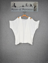 Load image into Gallery viewer, Top with Cut off shoulder and Pocket